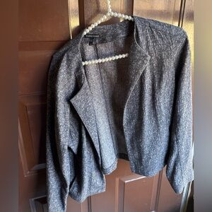 Eileen Fisher, short gray jacket